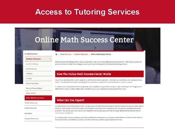 Access to Tutoring Services 