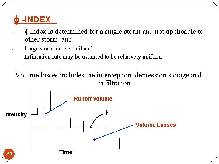  -INDEX - index is determined for a single storm and not applicable to
