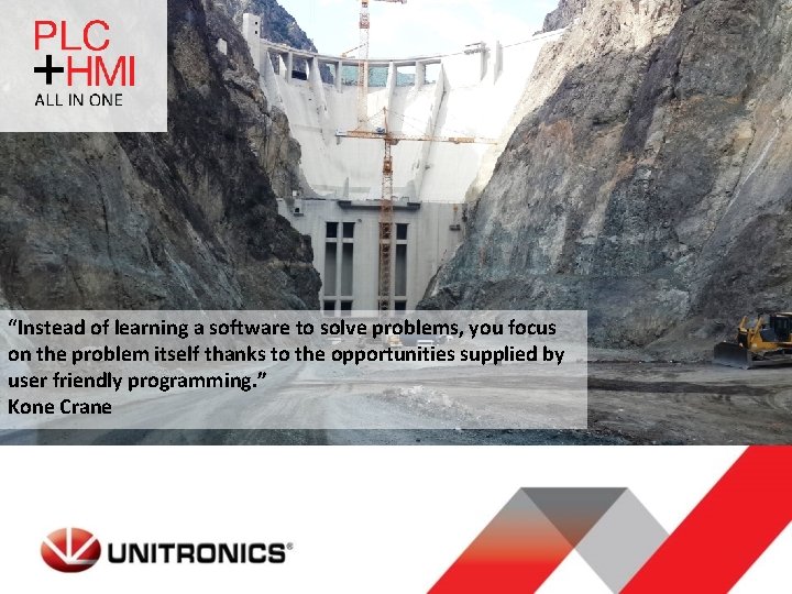 “Instead of learning a software to solve problems, you focus on the problem itself