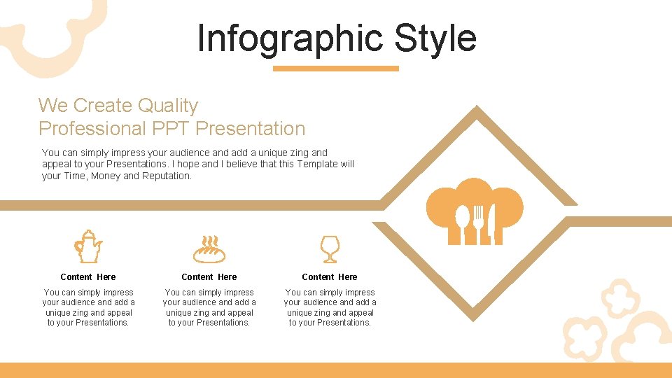 Infographic Style We Create Quality Professional PPT Presentation You can simply impress your audience