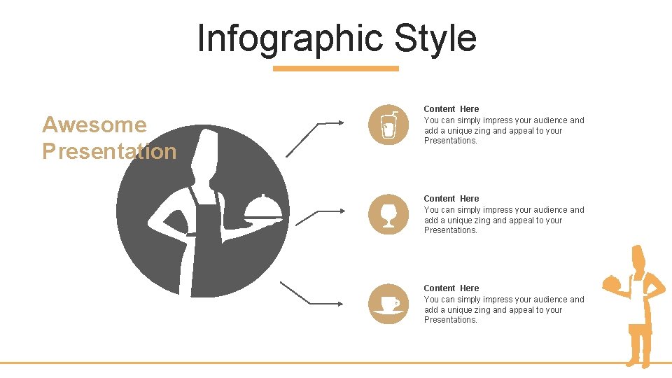 Infographic Style Awesome Presentation Content Here You can simply impress your audience and add