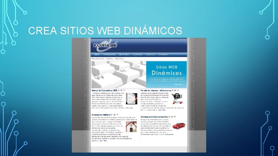 CREA SITIOS WEB DINÁMICOS 