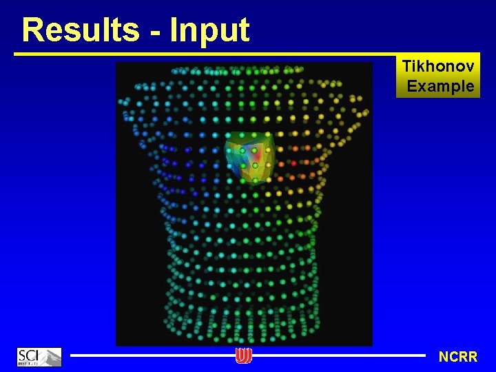 Results - Input Tikhonov Example NCRR 