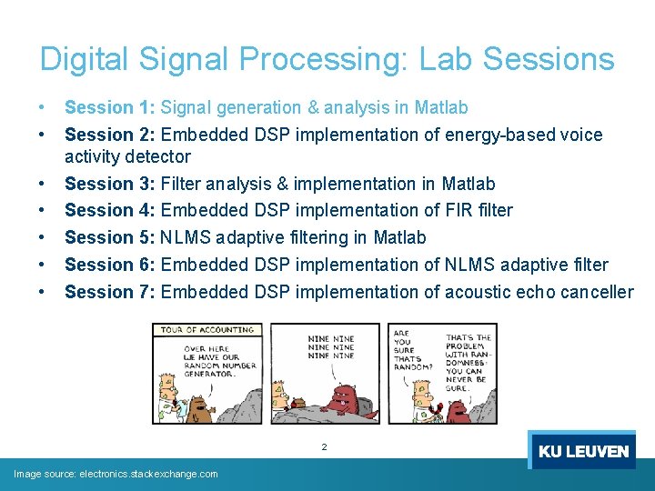 Digital Signal Processing: Lab Sessions • Session 1: Signal generation & analysis in Matlab