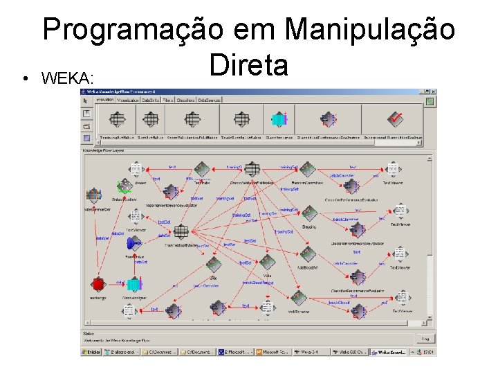  • Programação em Manipulação Direta WEKA: 