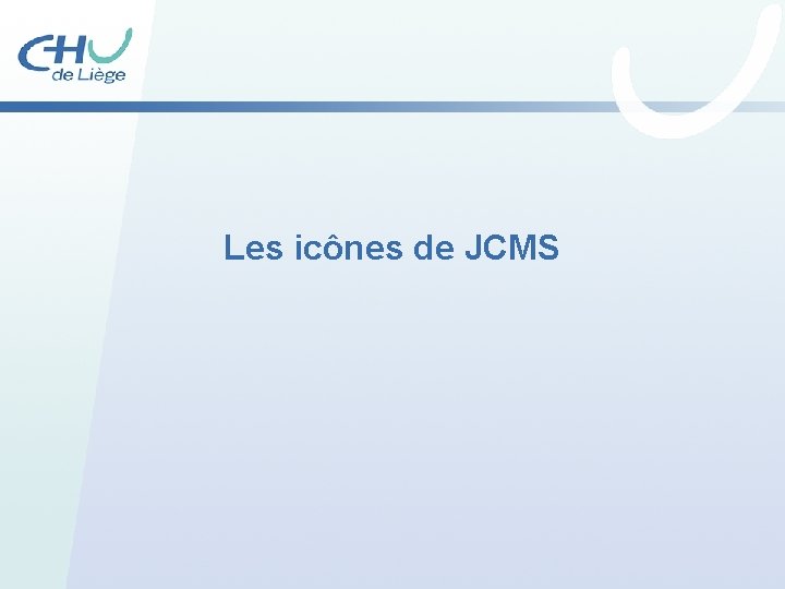 Les icônes de JCMS 