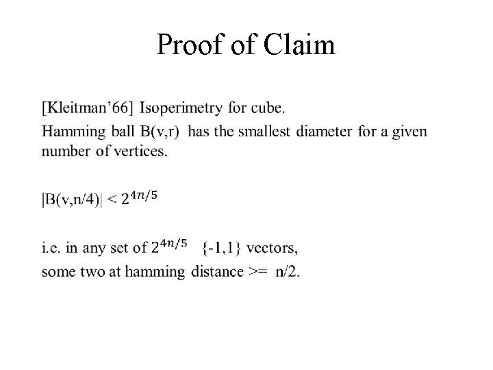 Proof of Claim • 