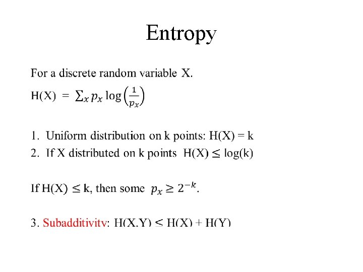 Entropy • 