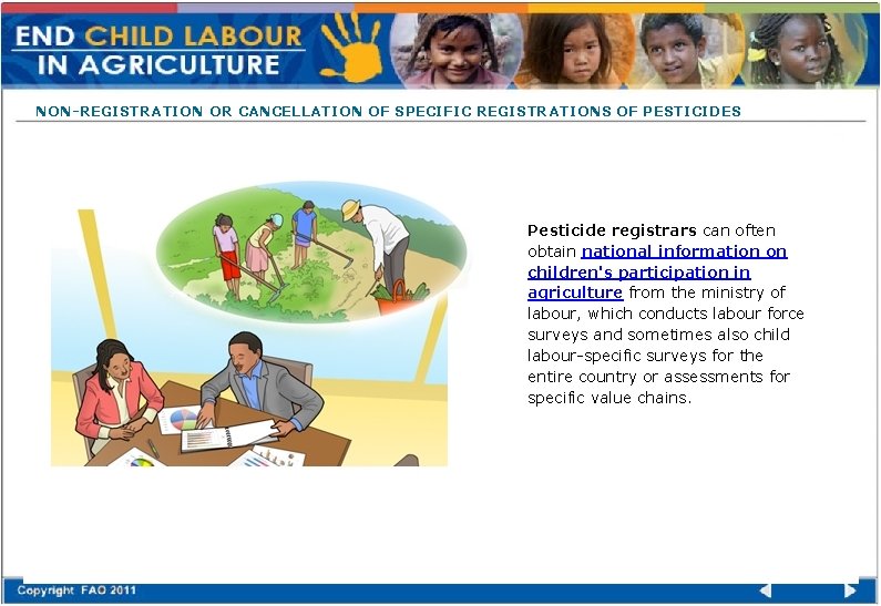 NON-REGISTRATION OR CANCELLATION OF SPECIFIC REGISTRATIONS OF PESTICIDES Pesticide registrars can often obtain national