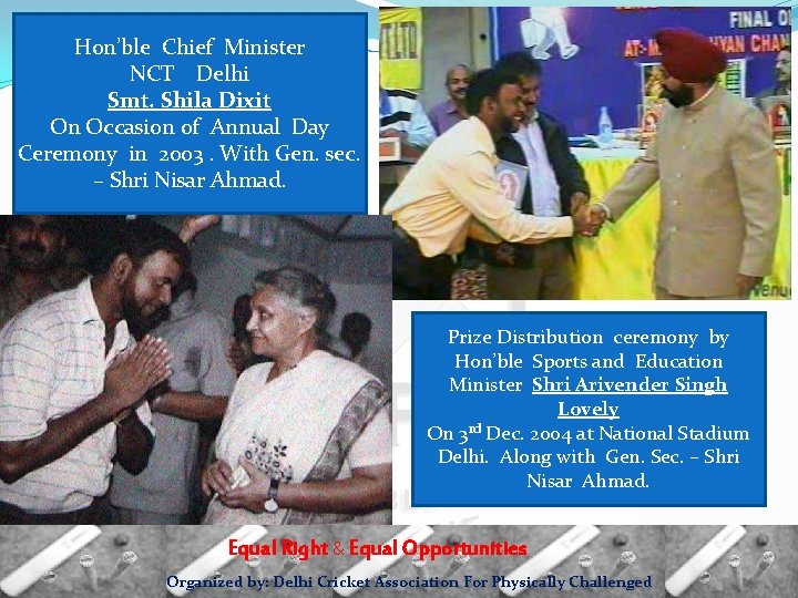 Hon’ble Chief Minister NCT Delhi Smt. Shila Dixit On Occasion of Annual Day Ceremony