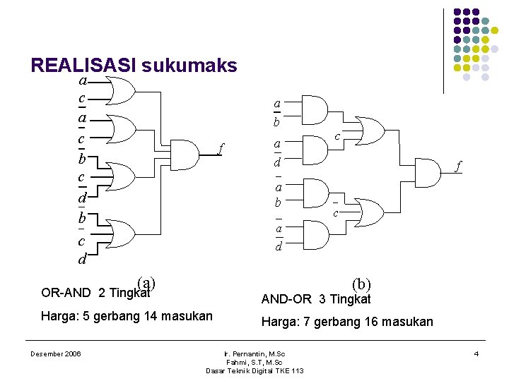 REALISASI sukumaks a c b c d a b f a d a b