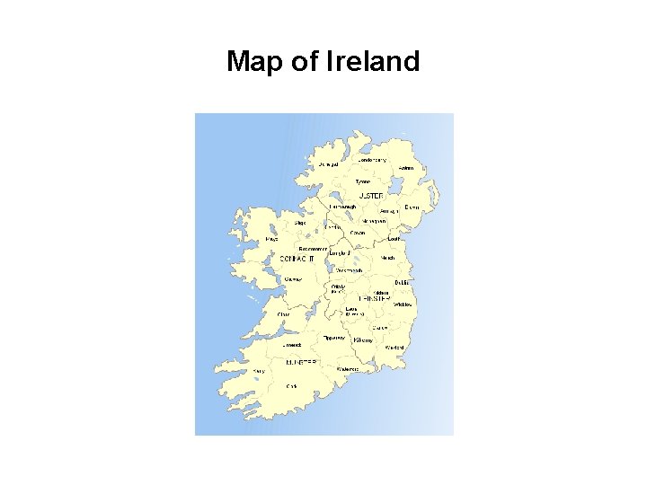 Map of Ireland 