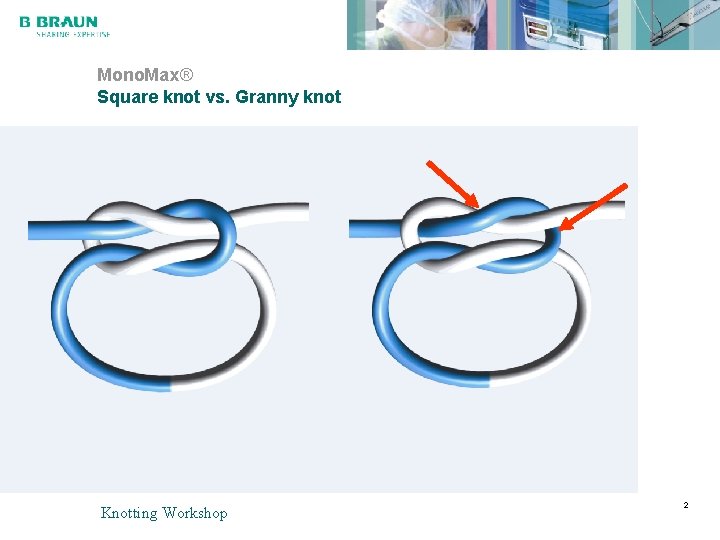 Mono. Max® Square knot vs. Granny knot Knotting Workshop 2 