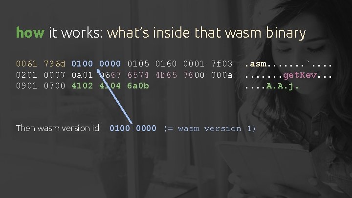 how it works: what’s inside that wasm binary 0061 736 d 0100 0000 0105