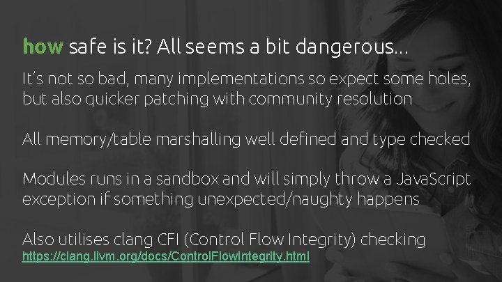 how safe is it? All seems a bit dangerous. . . It’s not so