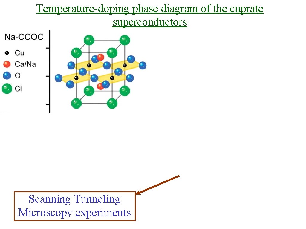 Temperature-doping phase diagram of the cuprate superconductors Scanning Tunneling Microscopy experiments 