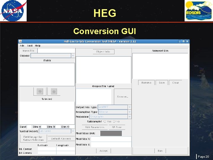 HEG Conversion GUI Page 20 