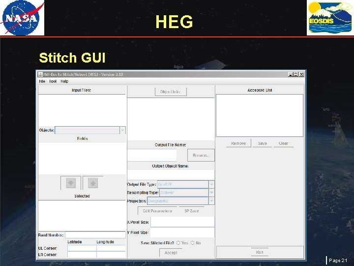 HEG Stitch GUI Page 21 