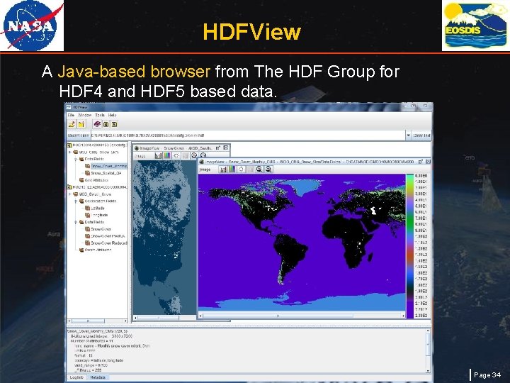 HDFView A Java-based browser from The HDF Group for HDF 4 and HDF 5