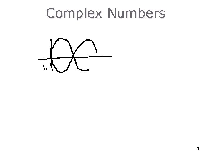 Complex Numbers 9 