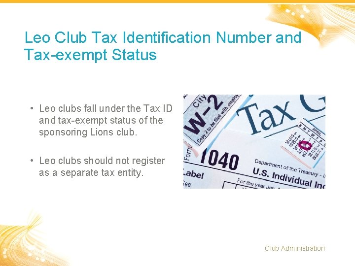 Module 3 Leo Club Administration 1 Leo Club