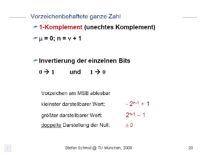 DISTRIBUTED COMPUTING Stefan Schmid @ TU München, 2008 20 