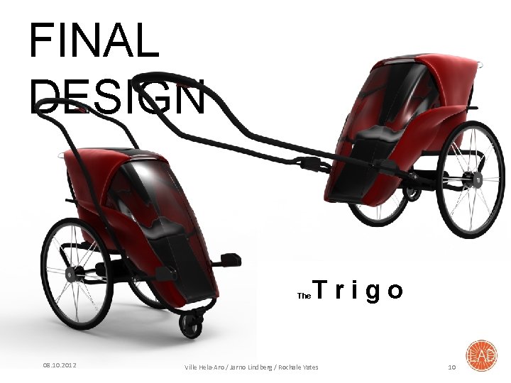 FINAL DESIGN The 08. 10. 2012 Trigo Ville Hela-Aro / Jarno Lindberg / Rochale