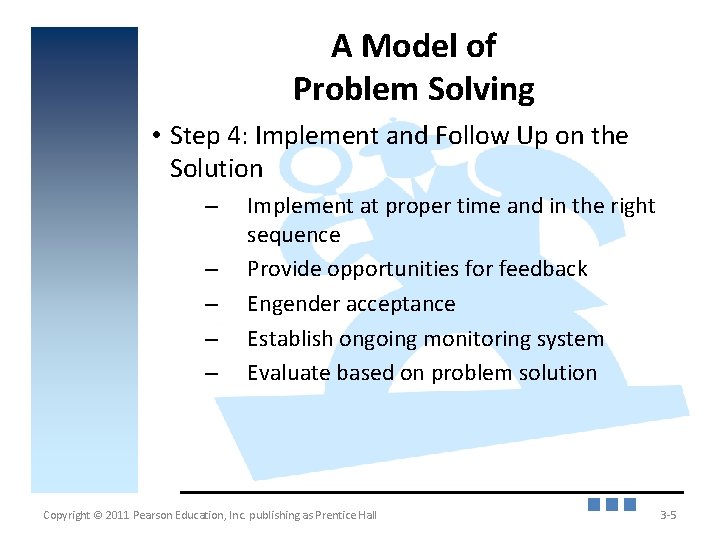 A Model of Problem Solving • Step 4: Implement and Follow Up on the