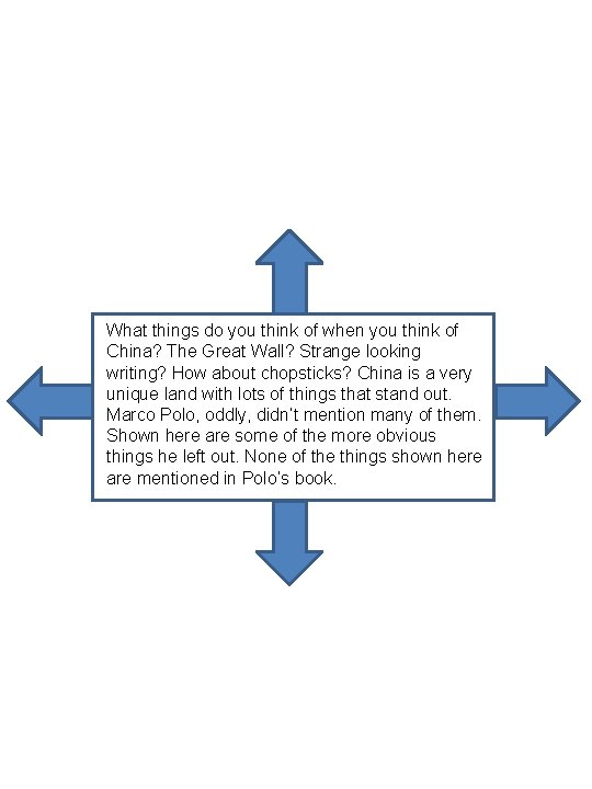 What things do you think of when you think of China? The Great Wall?