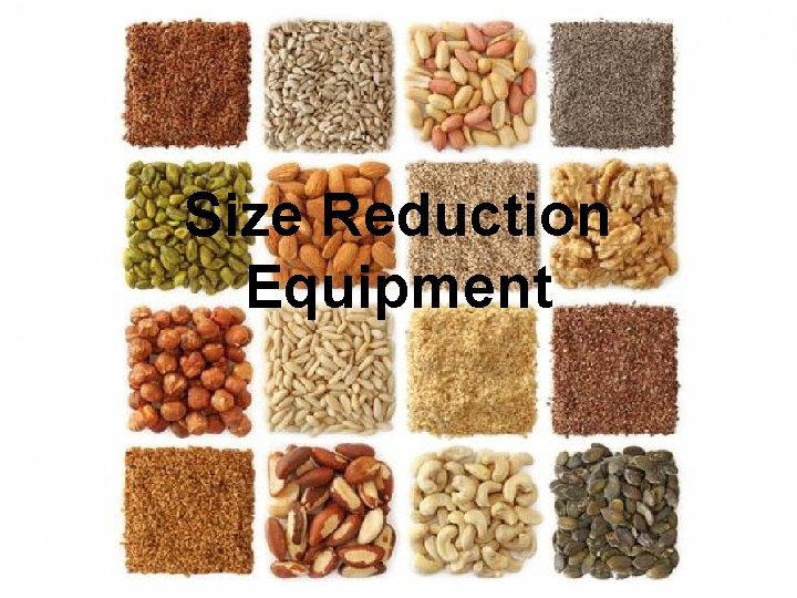 Size Reduction Equipment 