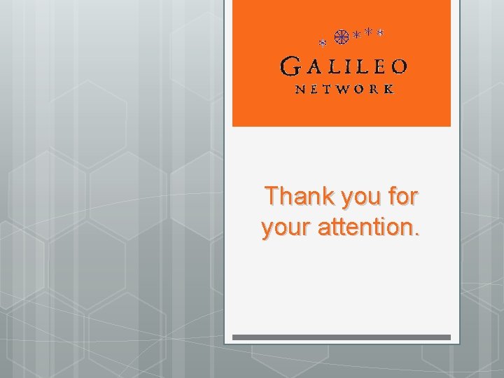 Thank you for your attention. 