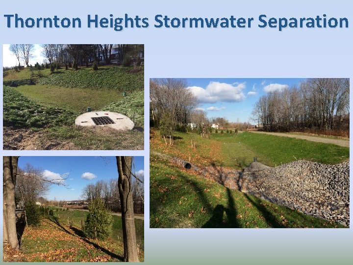 Thornton Heights Stormwater Separation 