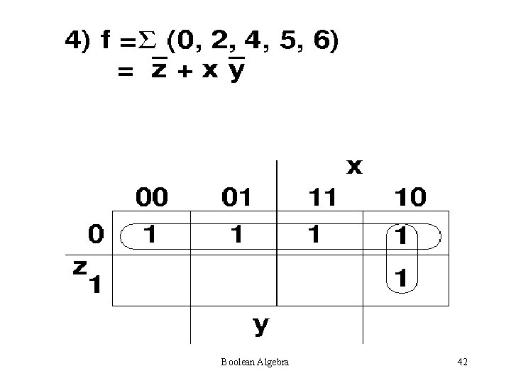 Boolean Algebra 42 