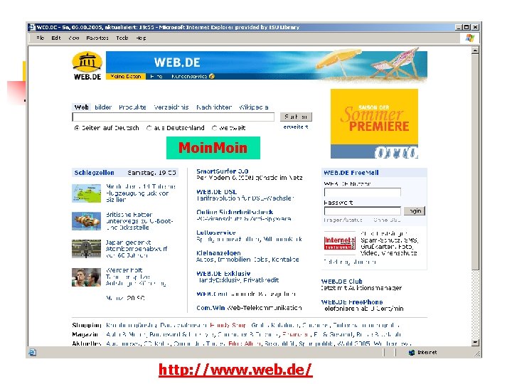 Moin http: //www. web. de/ 