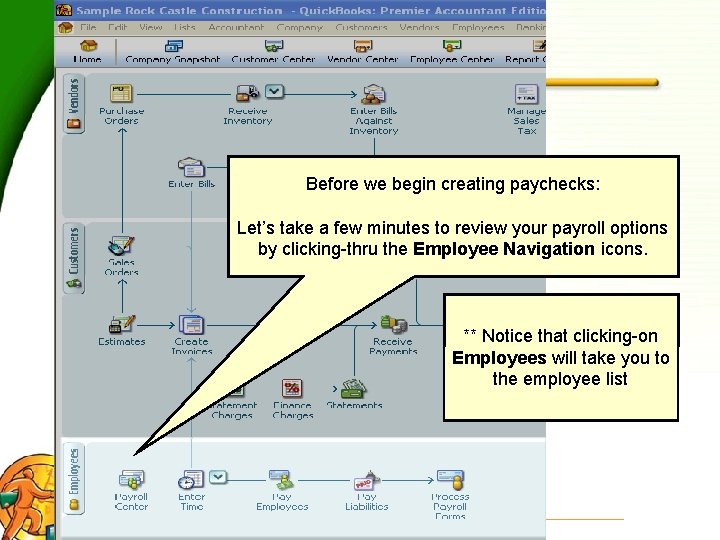 Before we begin creating paychecks: Let’s take a few minutes to review your payroll