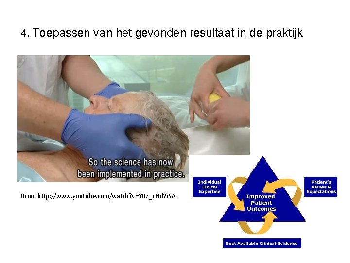 4. Toepassen van het gevonden resultaat in de praktijk Bron: http: //www. youtube. com/watch?
