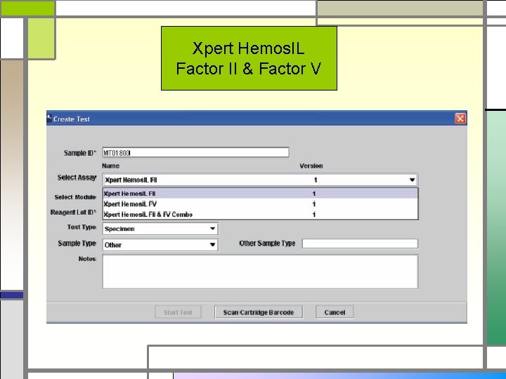 Xpert Hemos. IL Factor II & Factor V 