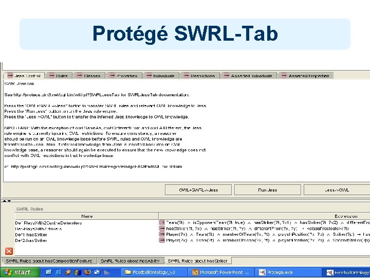 Protégé SWRL-Tab 