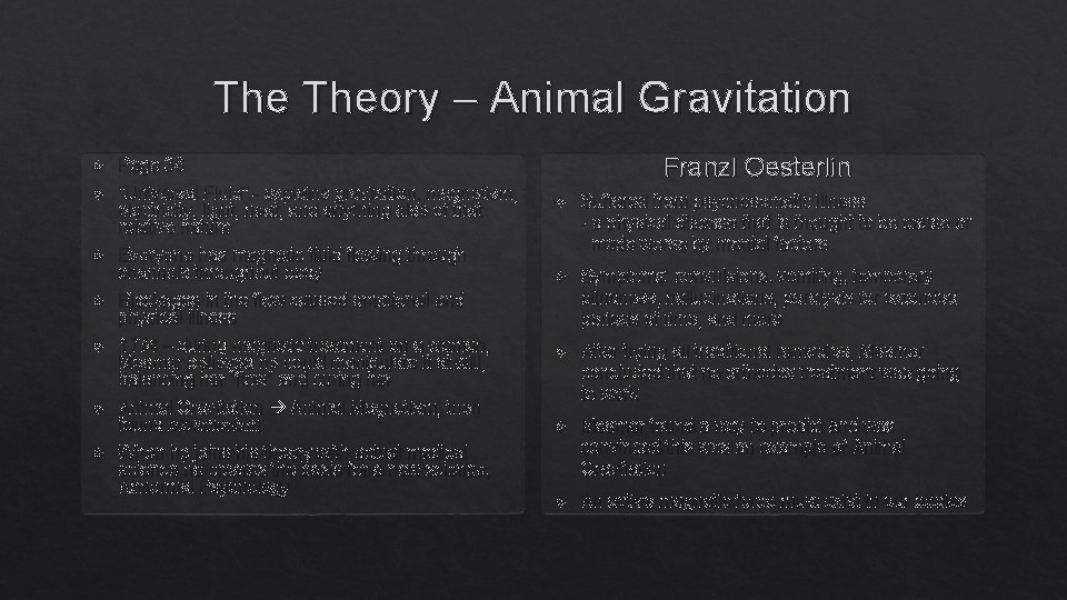 The Theory – Animal Gravitation Page 36 "Universal Fluid" - explains gravitation, magnetism, electricity, The Theory – Animal Gravitation Page 36 "Universal Fluid" - explains gravitation, magnetism, electricity,