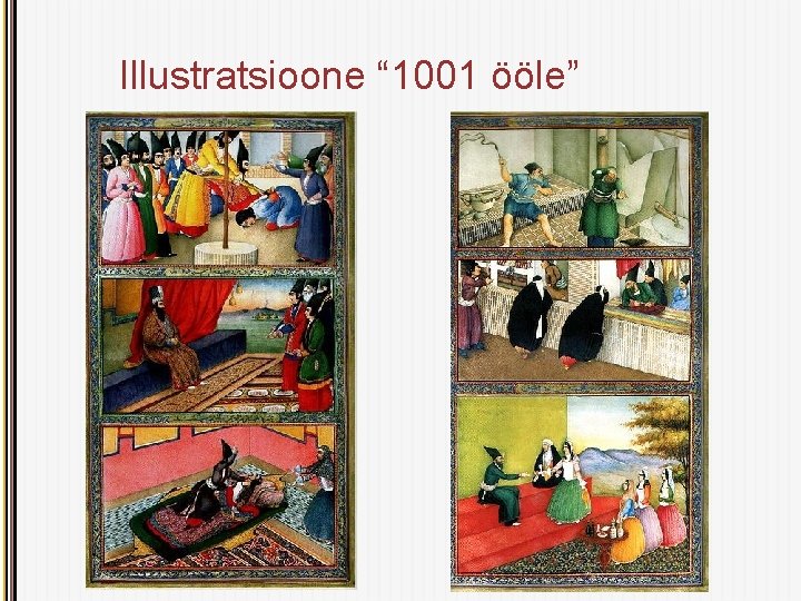 Illustratsioone “ 1001 ööle” 