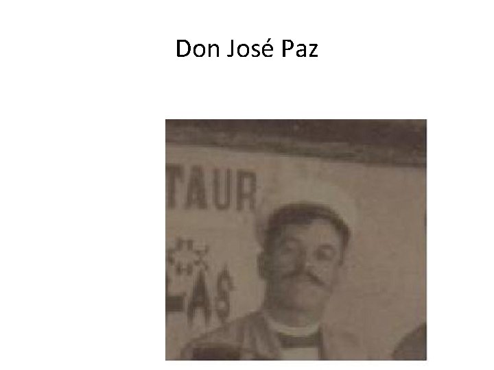 Don José Paz 