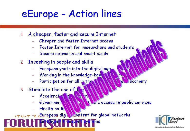 e. Europe - Action lines 1 A cheaper, faster and secure Internet - Cheaper