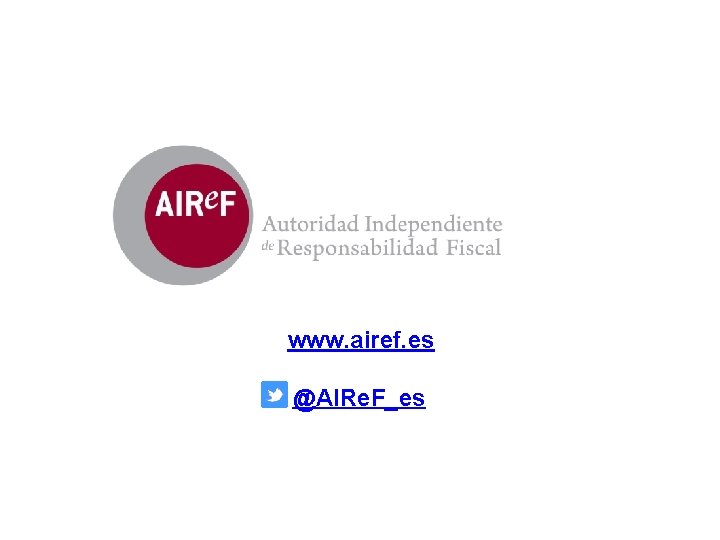 www. airef. es @AIRe. F_es 