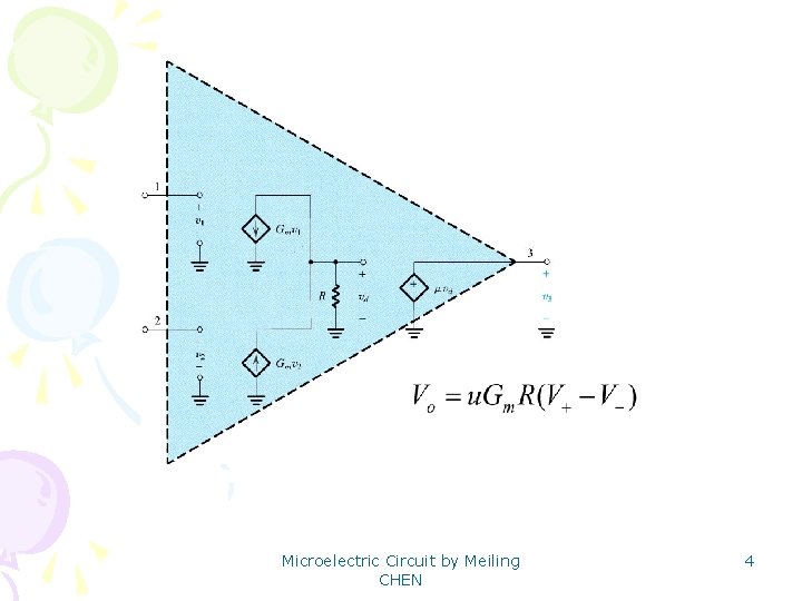 Microelectric Circuit by Meiling CHEN 4 