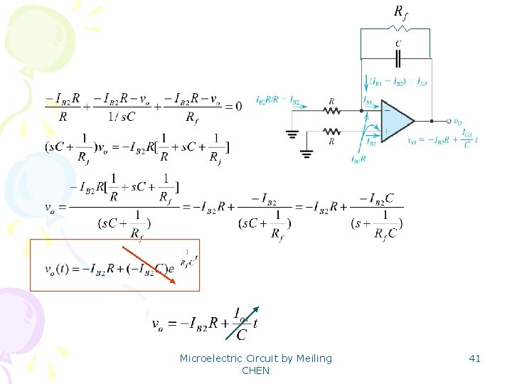Microelectric Circuit by Meiling CHEN 41 
