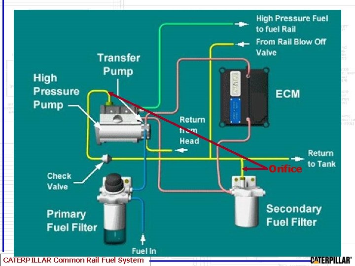 Orifice CATERPILLAR Common Rail Fuel System 