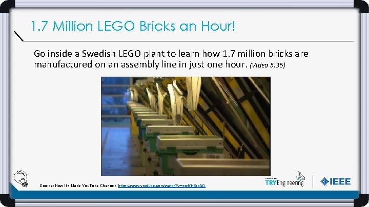 1. 7 Million LEGO Bricks an Hour! Go inside a Swedish LEGO plant to
