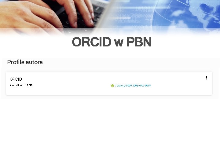 ORCID w PBN 
