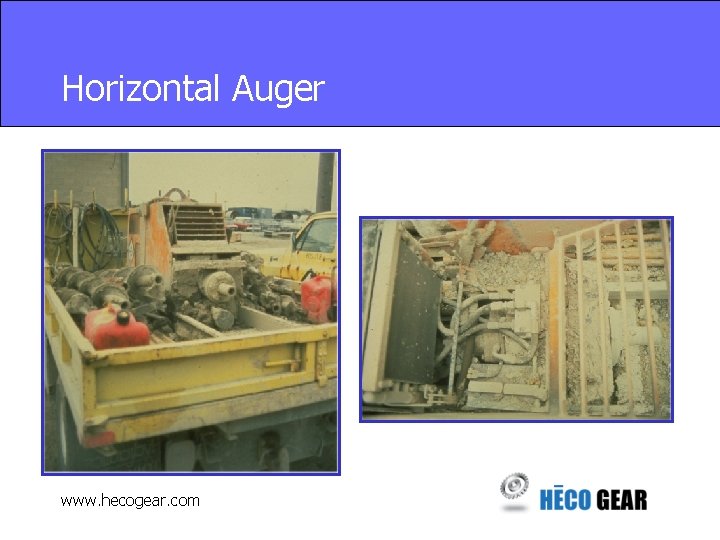 Horizontal Auger www. hecogear. com 