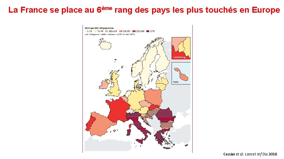 La France se place au 6ème rang des pays les plus touchés en Europe